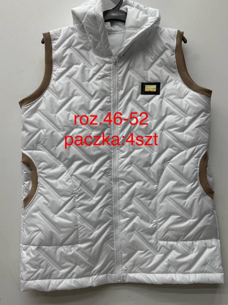 Kamizelka damka  Roz 46-52, 1 Kolor Paczka 4 szt
